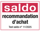 Recommandation d'achat Saldo, test n° 11/2025.