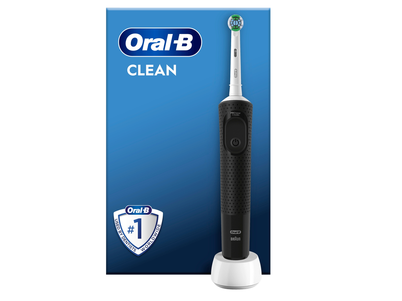 Oral-B Clean elektrische tandenborstel met oplaadstation.