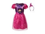 Paw Patrol Skye witch costume dress with a matching witch hat headband.