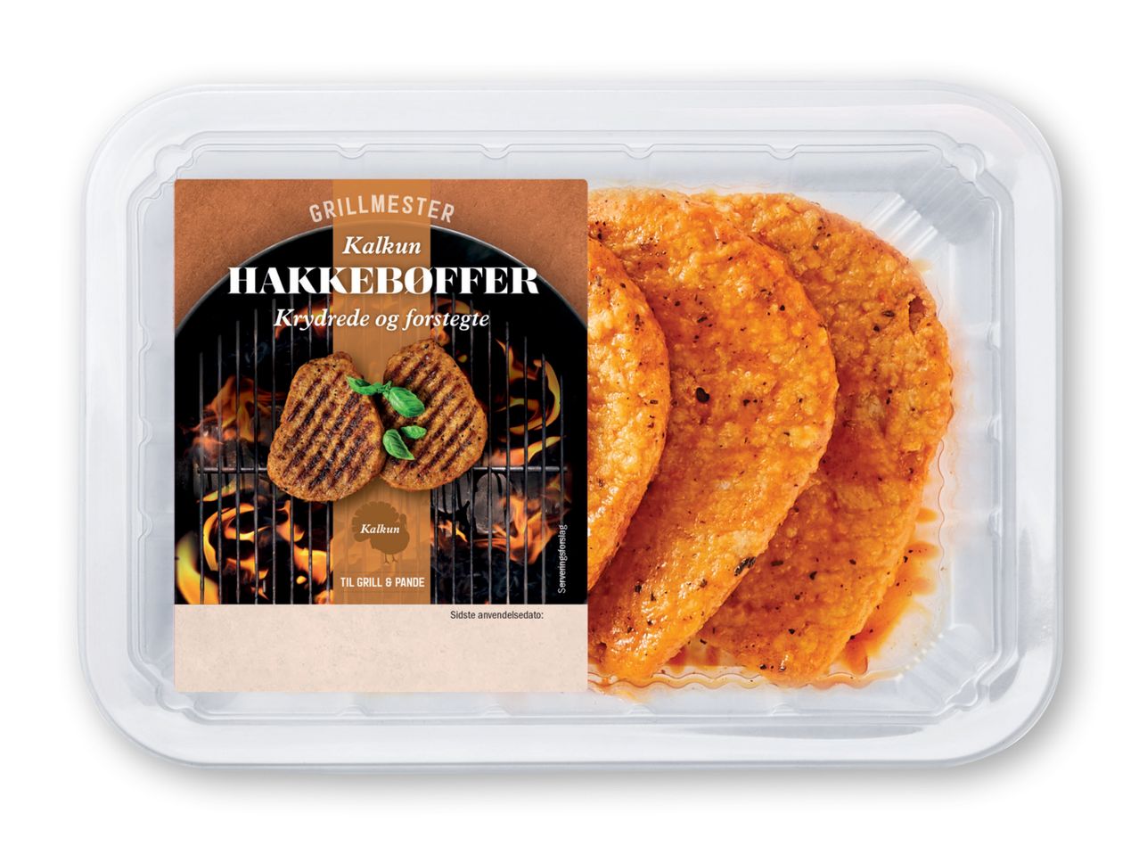 Pakke med to krydrede kyllingefileter.