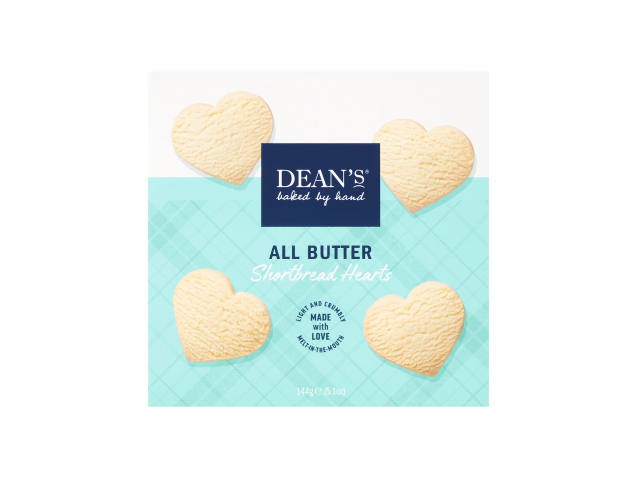Go to full screen view: Dean's of Huntley Shortbread Hearts - Image 1