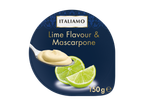 ITALIAMO Sabor Limão e Mascarpone: 150g de cremoso deleite com sabor de limão.