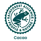 Sceau Rainforest Alliance pour cacao.