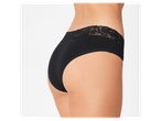 Black Lace Trim Hipster Briefs