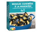Moules cuisinées à la marinière: préparation rapide, à partir de moules fraîches de pleine mer.