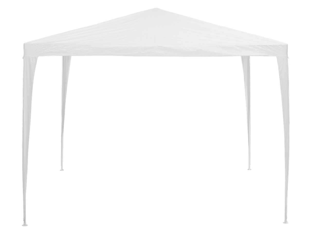 Pavilion LIVARNO alb cu structură de cort, ideal pentru evenimente în aer liber.
