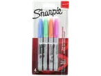 Пакет од 4 трајна маркера Sharpie са танким врхом, пастелне боје.