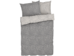 LIVARNO home reversible bedlinen with a geometric maze pattern