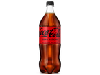 Coca-Cola Zero Açúcar em garrafa de plástico.