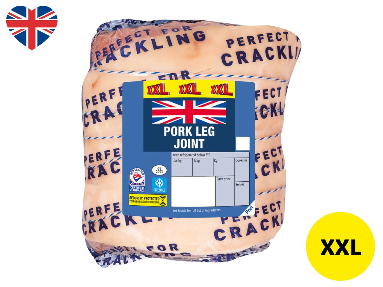British Pork Crackling Leg Joint