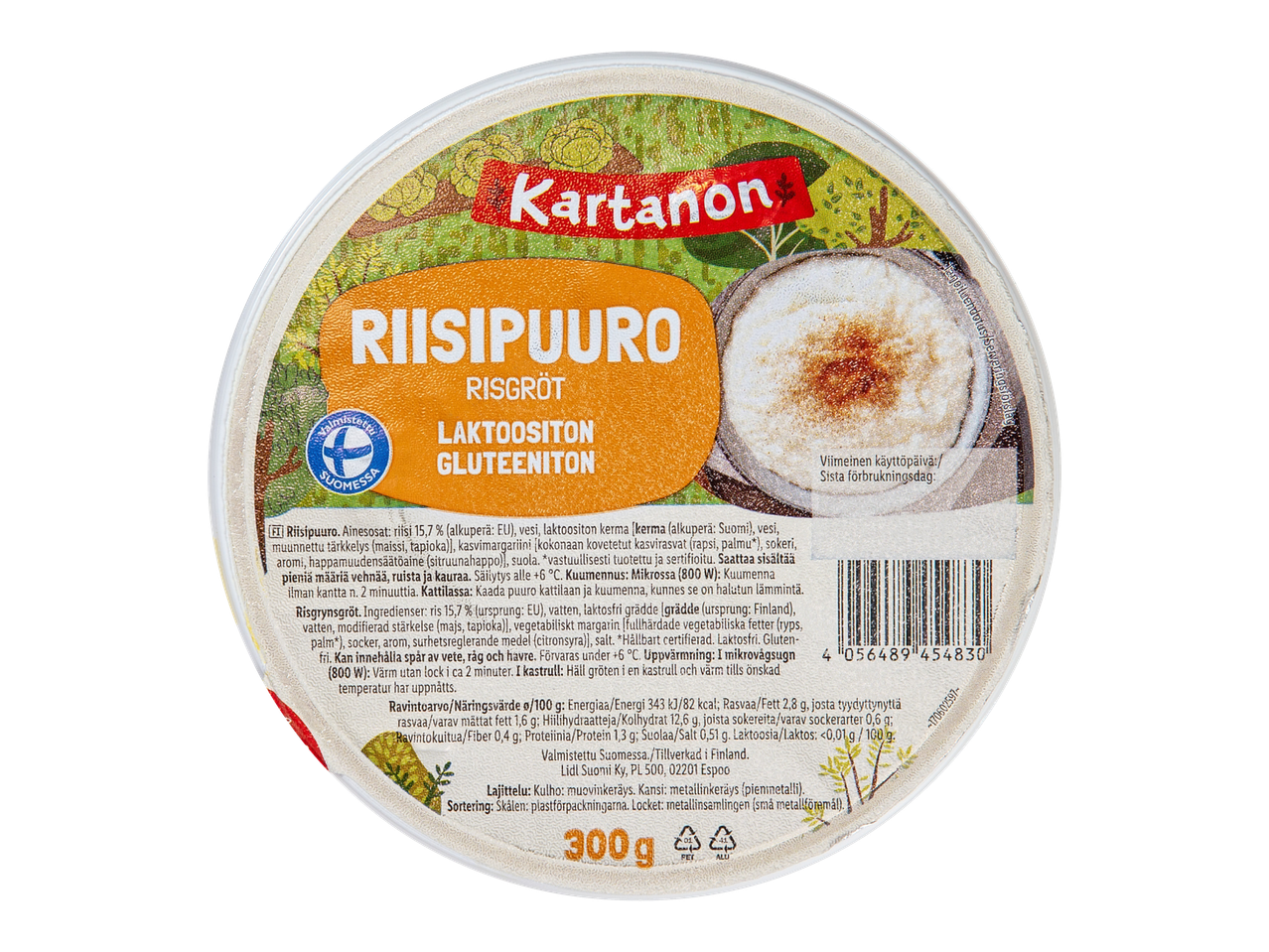 Kartanon Riisipuuro 3 kpl