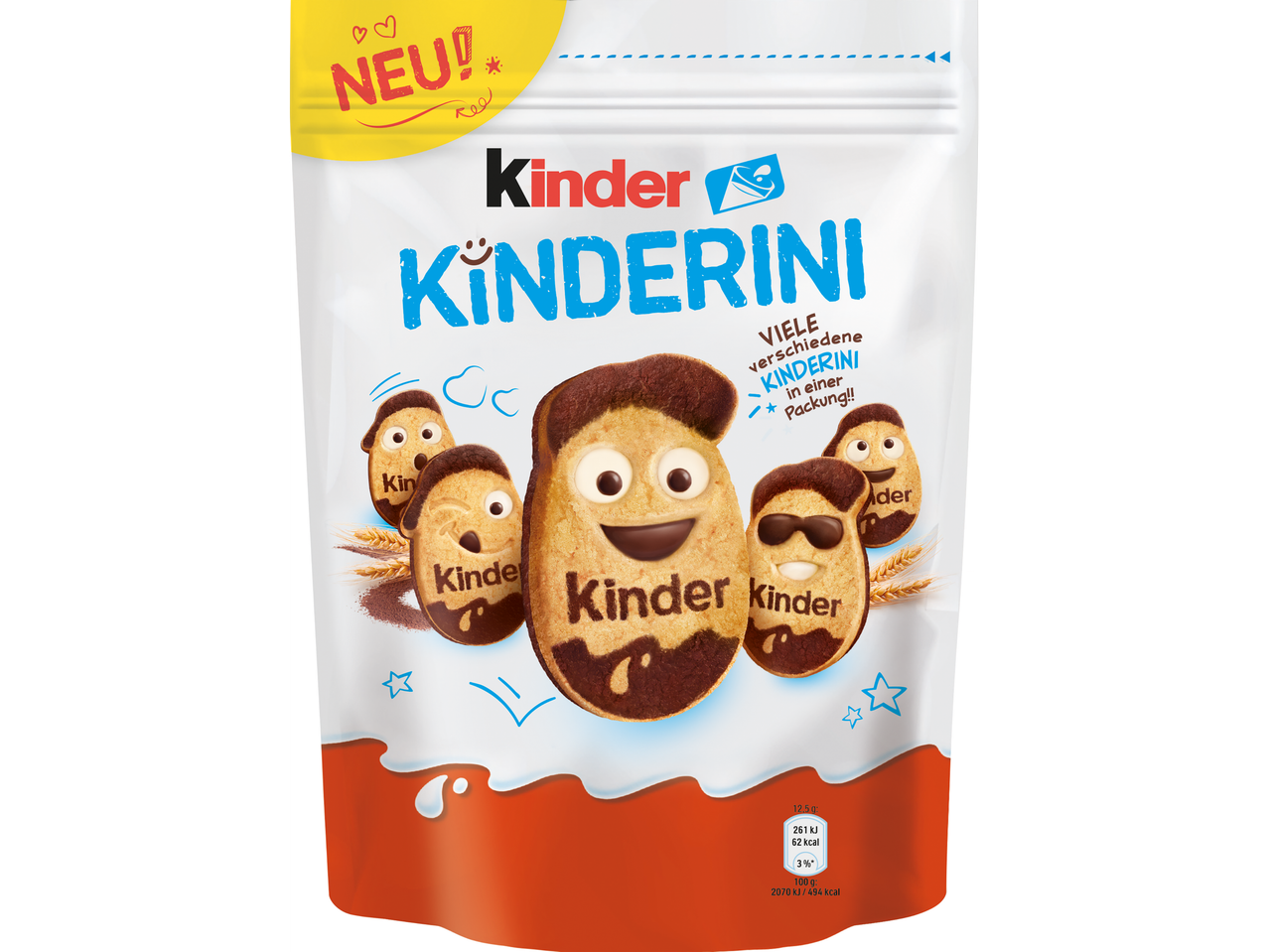 Packung Kinder Kinderini Kekse.