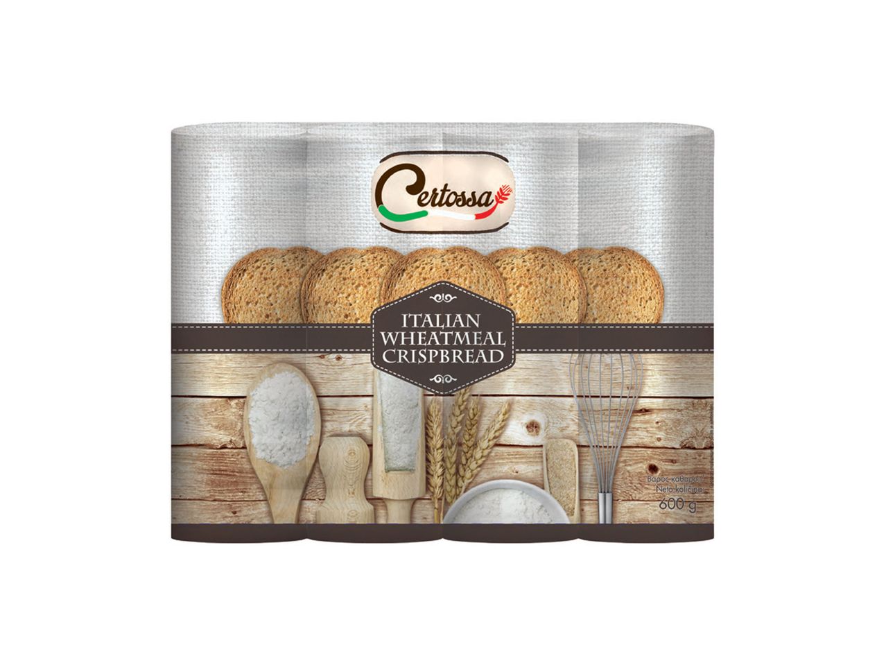 Certossa italijanski hleb od ovsenih pahuljica, pakovanje od 600g.