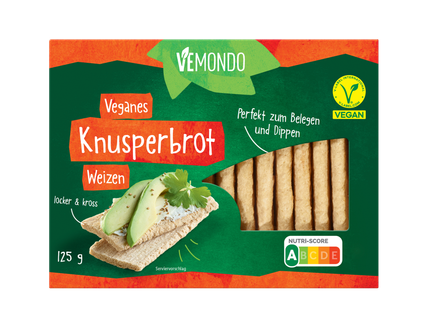Vemondo Veganes Knusperbrot Weizen