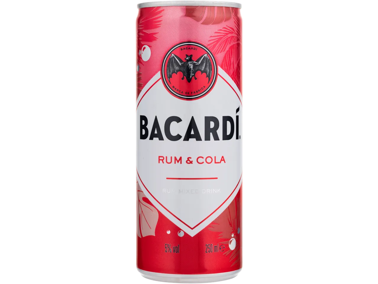 Bacardi Rum & Cola blikje.