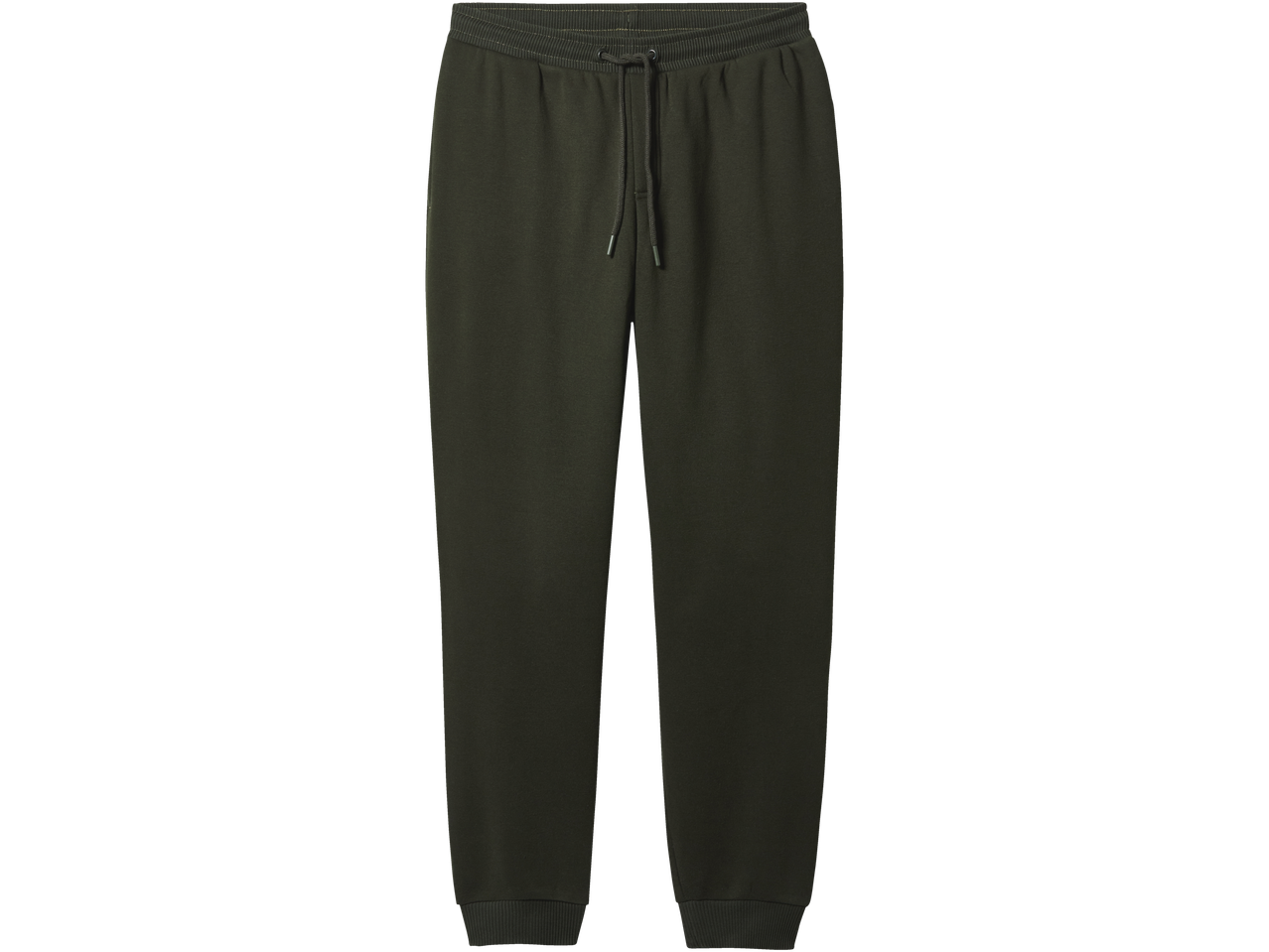 Esmara men's dark green joggers with a drawstring waist
