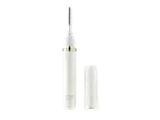 Cien BEAUTY Precision Trimmer, white with gold accents, and its cap.