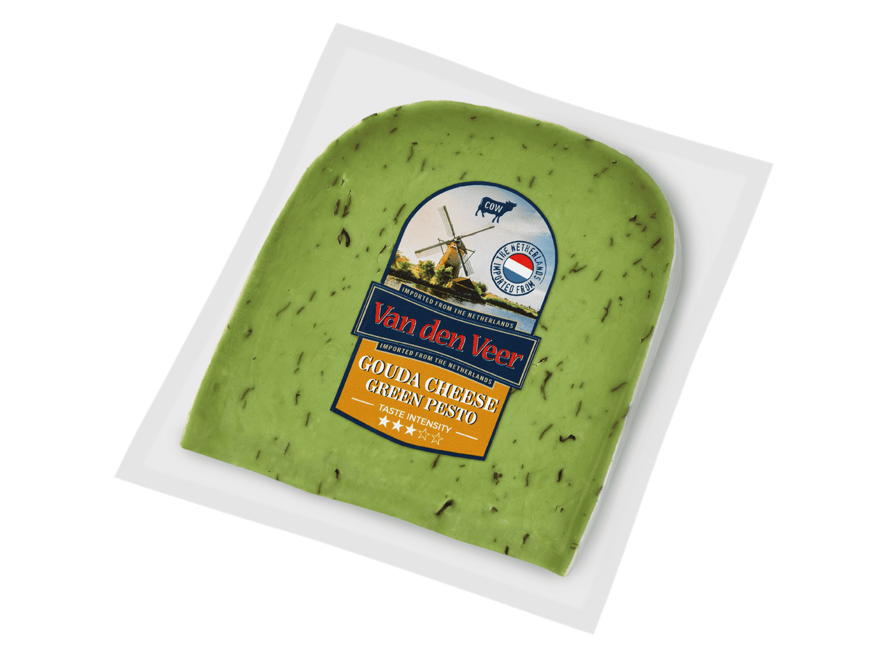 Gouda se zeleným pestem cca.140g