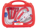 LUPILU® gydytojo rinkinys su raudonu dėklu ir medicininiais žaislais.