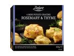 Deluxe 4 Mini Potato Gratins with Rosemary & Thyme, 400g, frozen.