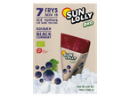 7 Sun Lolly biologische zwarte bessen ijslollies voor thuis invriezen.
