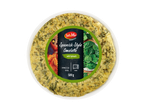 Sol&Mar Spaanse Omelet met Spinazie, 500g, bereidingsinstructies voor pan (10 min) en magnetron (4 min).