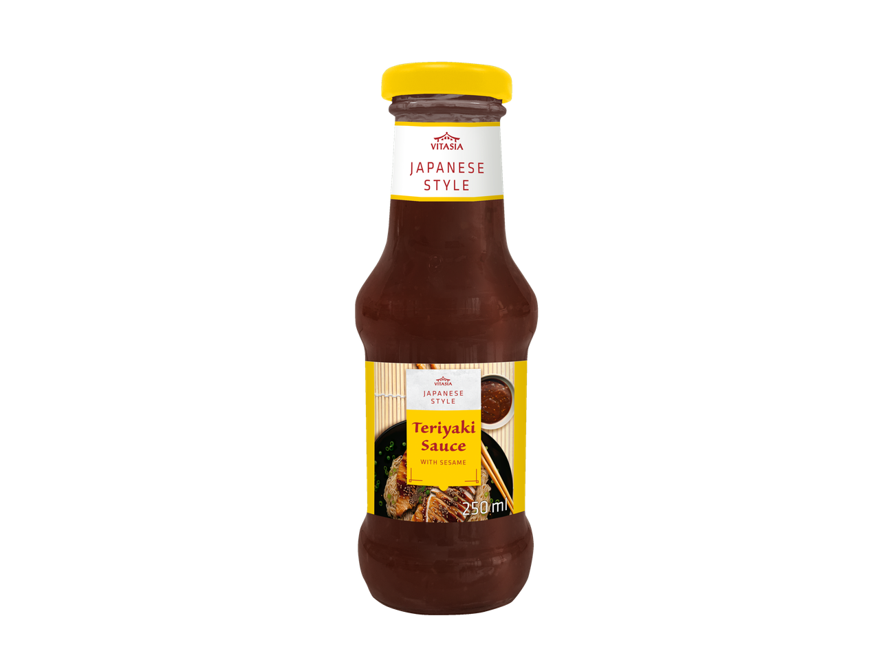 Vitasia Japāņu stila terijaki mērces (250 ml) pudele.