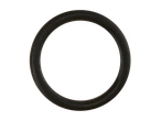 O-ring de borracha preta.
