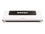 Silvercrest vacuum sealer with control panel and hand icons