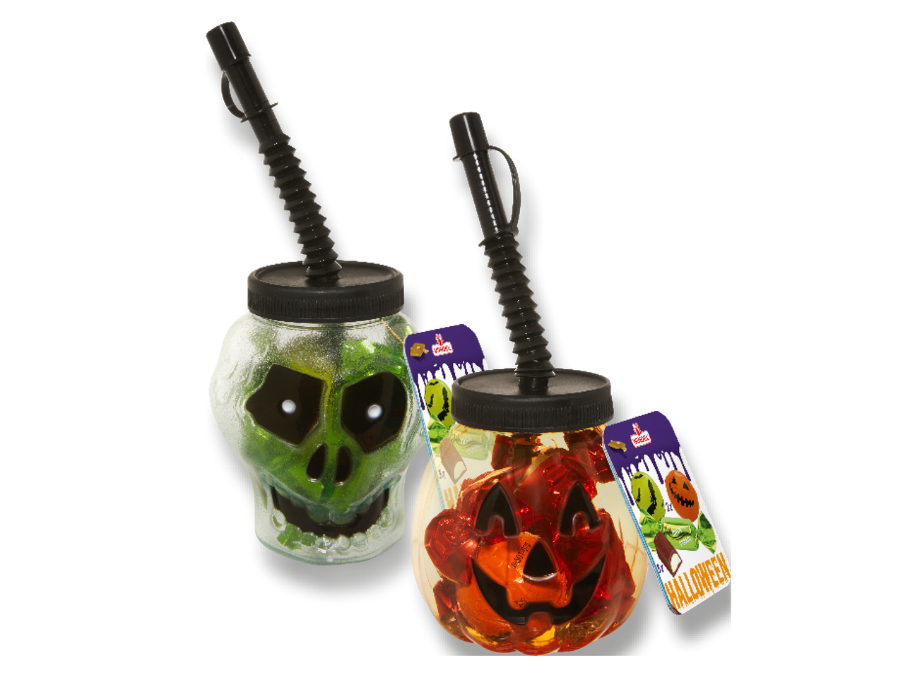 Tazza a forma di zucca o di teschio