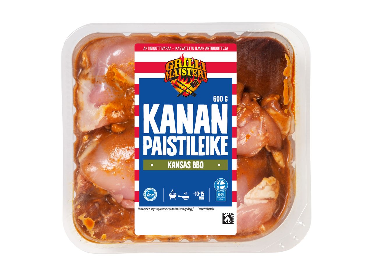 Kanan paistifileet marinoidussa kastikkeessa.