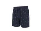 Pantaloni scurți de pijama ESMARA MEN, bleumarin, cu model ondulat