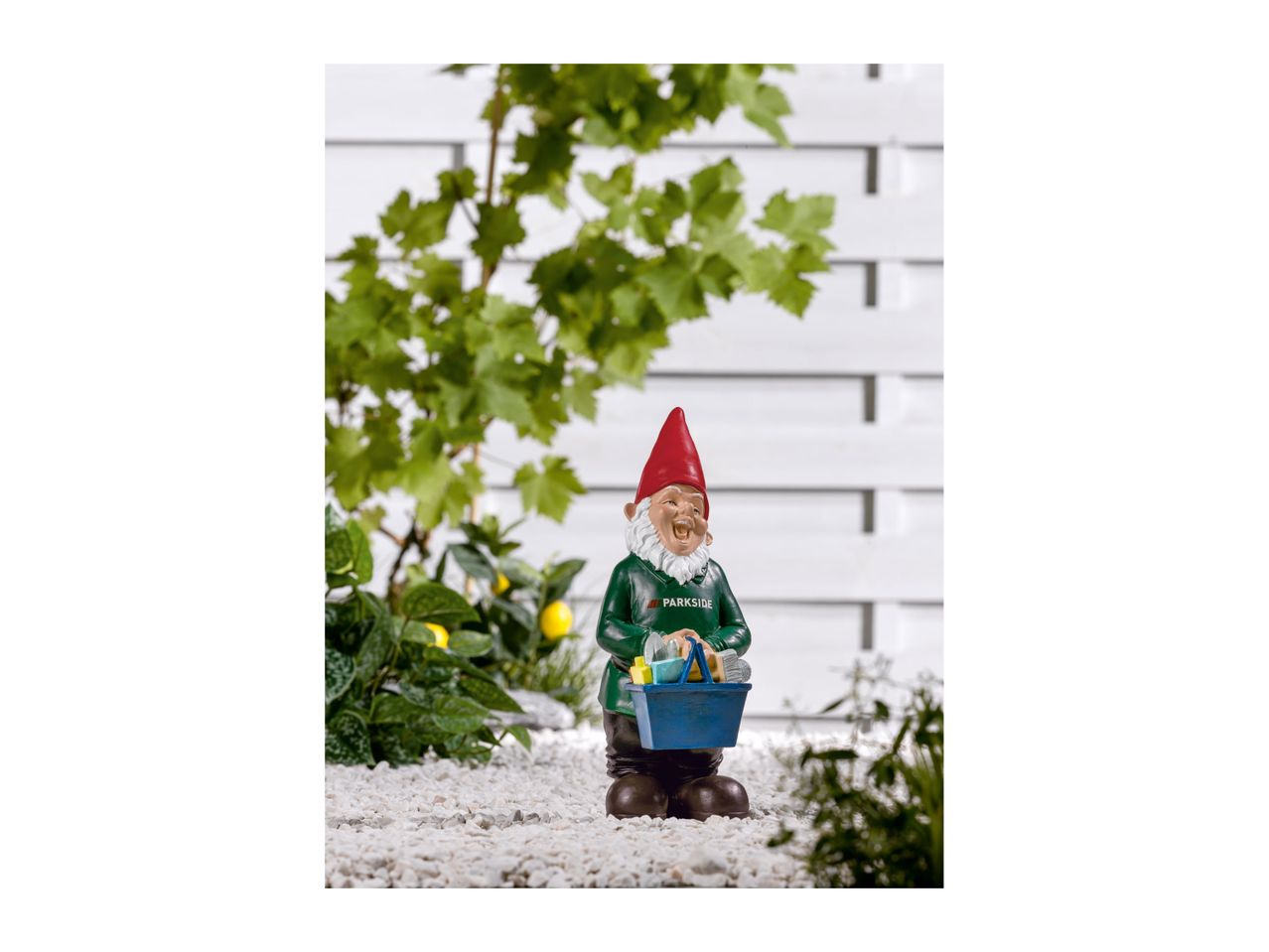 Go to full screen view: Livarno Home Garden Gnome With Tools - Image 3