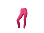 Leggings sportivi fucsia con logo nero