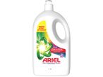 Бутилка течен перилен препарат Ariel Color с надпис „Нов аромат на чисто“.