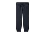 Dark grey sweatpants with an elasticated waist and drawstring