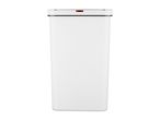 White automatic trash can.