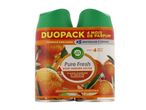 Recharge Air Wick Pure Fresh parfum orange, duo pack.