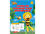 Livro de colorir da Abelha Maia com atividades, labirintos e quebra-cabeças de imagens para maiores de 4 anos.