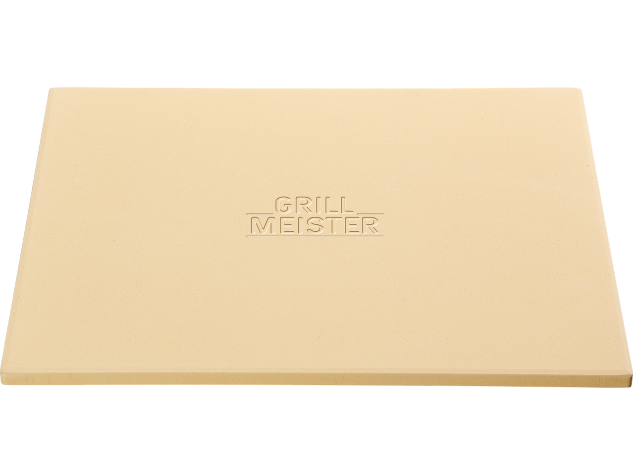 GRILLMEISTER kamen za picu, boje peska, sa utisnutim logotipom.