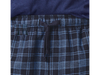 Pantaloni de pijama din flanel Esmara Men cu model carouri albastre și șnur