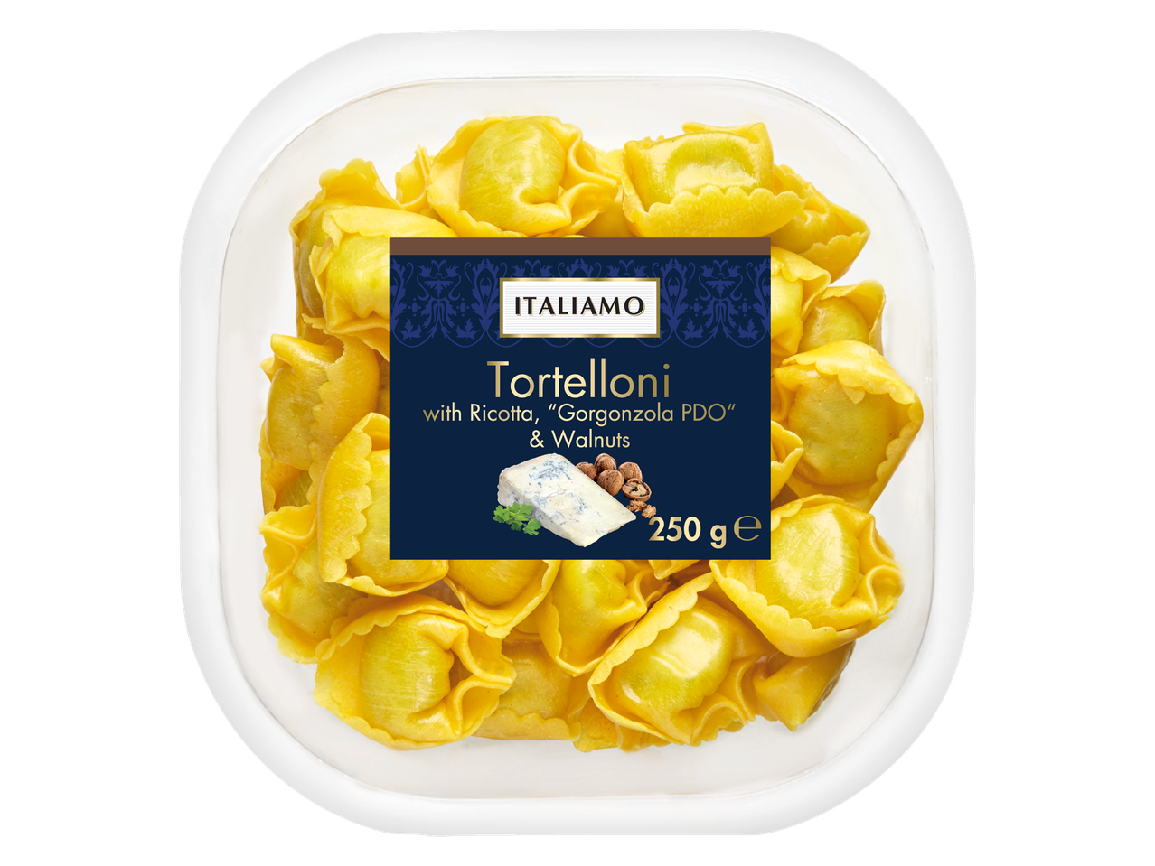 ITALIAMO Tortelloni with Ricotta, Gorgonzola PDO & Walnuts (250g)
