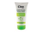 Cien moisturising facial wash with pro-vitamin B5 & vitamin E.