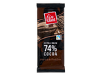 Fin Carré 74% extra pure cacao chocolade reep.