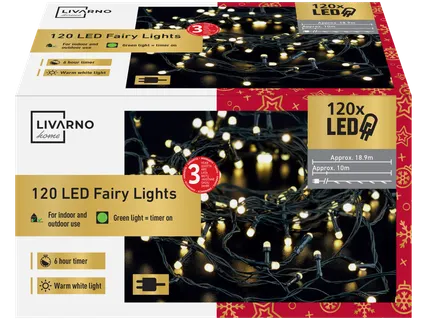 LIVARNO home LED gaismas virtene