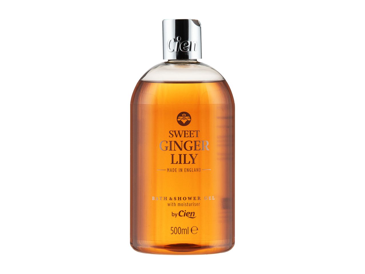 Cien Sweet Ginger Lily bath & shower gel, 500ml.
