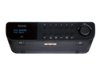 Tronic® kuhinjski radio sa ekranom, dugmadima i okretnim dugmetom, pušta „ROCK ANTENNE Rock Music“.