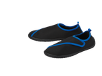 CRIVIT Men's Aqua Shoes, black with blue trim