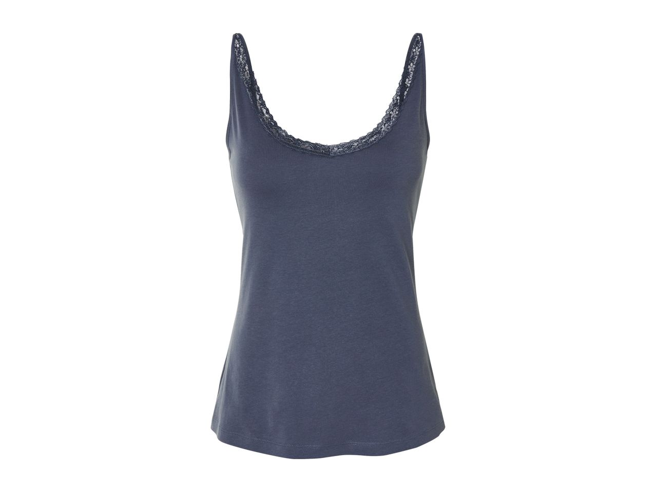 A dark gray women's camisole.