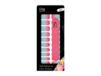 Kiss Nail Strips: ombre pink and teal nail wraps.